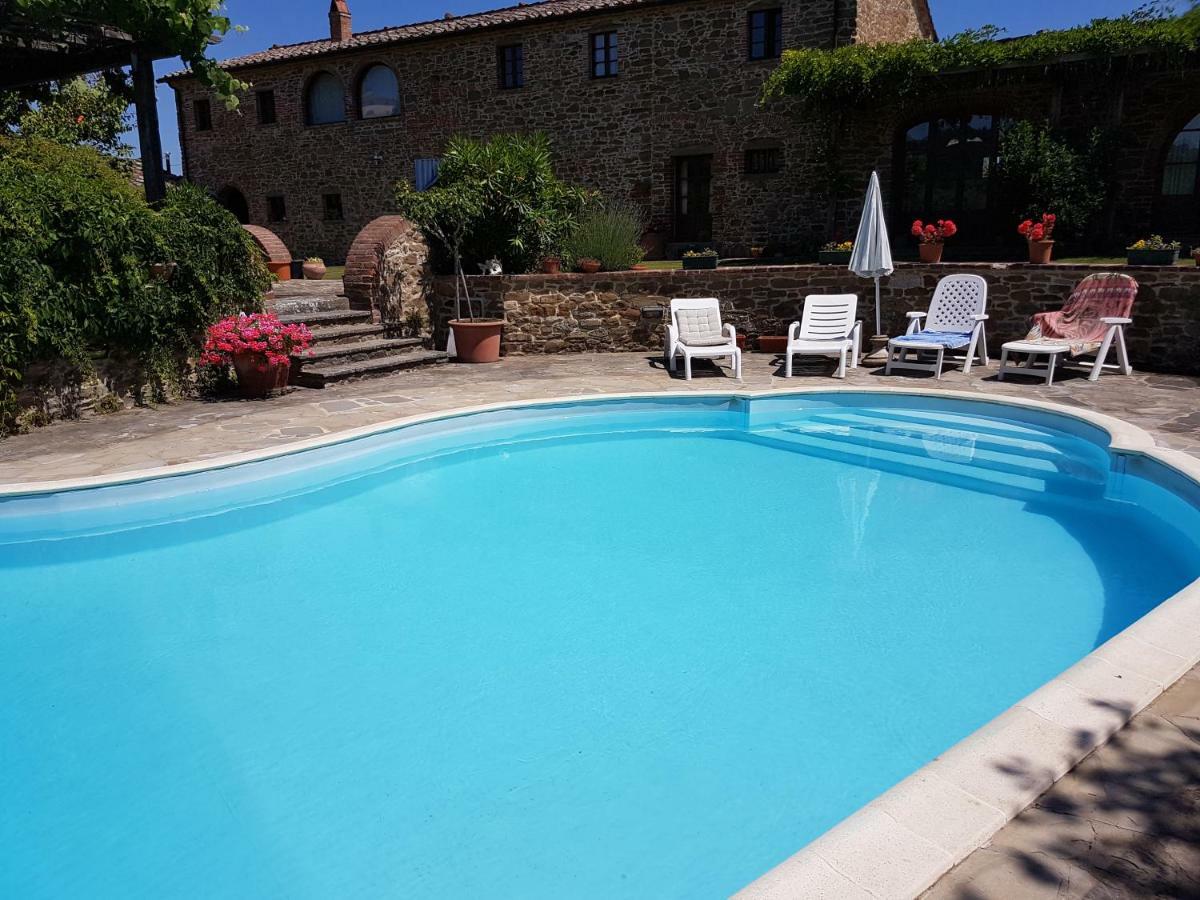 Villa La Torricella Monte San Savino Bagian luar foto